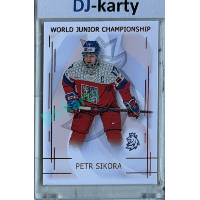2025/26 Real Cards serie 1 #U20-21 Petr Sikora World junior Championship U20 2025/26 Red xx/12