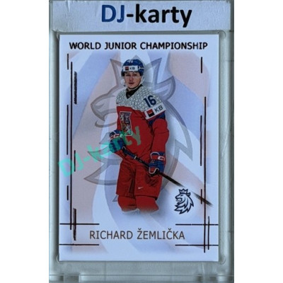 2025/26 Real Cards serie 1 #U20-23 Richard Žemlička World junior Championship U20 2025/26 Red xx/12