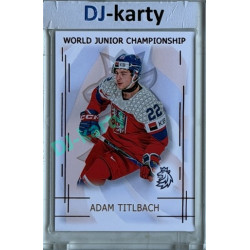 2025/26 Real Cards serie 1 #U20-22 Adam Titlbach World junior Championship U20 2025/26 Red xx/12