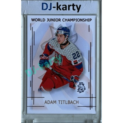 2025/26 Real Cards serie 1 #U20-22 Adam Titlbach World junior Championship U20 2025/26 Red xx/12