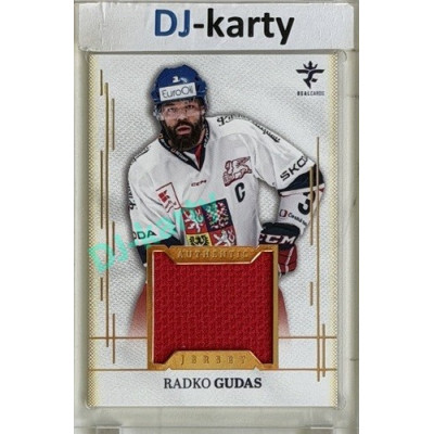 2025/26 Real Cards serie 1 #AJ-05 Radko Gudas Authentic Jersey Gold 10/19