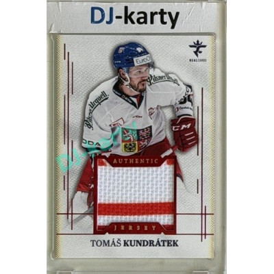 2025/26 Real Cards serie 1 #AJ-16 Tomáš Kundrátek Authentic Jersey Red 9/9