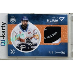 2026 hvězdy Tipsport ELH #KNP-KK Kevin Klíma Puck 8/8
