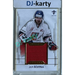 2025/26 Real Cards serie 1 #AJ-22 Jan Ščotka Authentic Jersey Gold 12/19