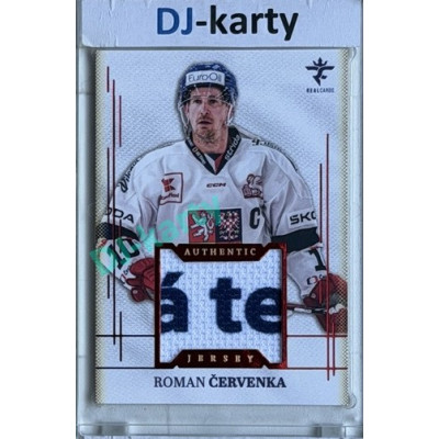 2025/26 Real Cards serie 1 #AJ-02 Roman Červenka Authentic Jersey Red 9/9