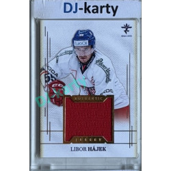 2025/26 Real Cards serie 1 #AJ-06 Libor Hájek Authentic Jersey Gold 06/19