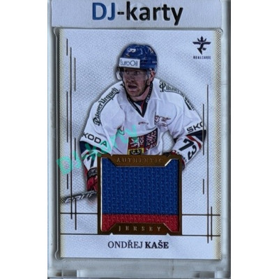 2025/26 Real Cards serie 1 #AJ-08 Ondřej Kaše Authentic Jersey Gold 12/19