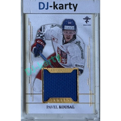 2025/26 Real Cards serie 1 #AJ-13 Pavel Kousal Authentic Jersey Gold 15/19
