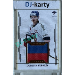 2025/26 Real Cards serie 1 #AJ-15 Dominik Kubalík Authentic Jersey Gold 07/19