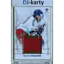 2025/26 Real Cards serie 1 #AJ-21 Matěj Stránský Authentic Jersey Gold 10/19