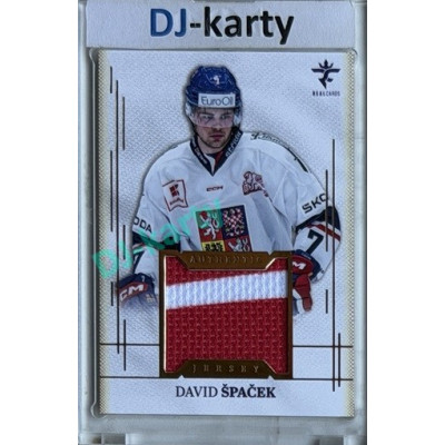 2025/26 Real Cards serie 1 #AJ-23 David Špaček Authentic Jersey Gold 10/19