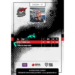 2025/26 Goal Cards Maxa liga 2.s. #CHOM - 17 Simon Pešout