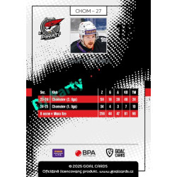 2025/26 Goal Cards Maxa liga 2.s. #CHOM - 27 Martin Tůma