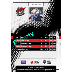 2025/26 Goal Cards Maxa liga 2.s. #CHOM - 16 Michael Petrásek 