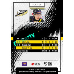 2025/26 Goal Cards Maxa liga 2.s. #SOK - 28 Stanislav Vrhel