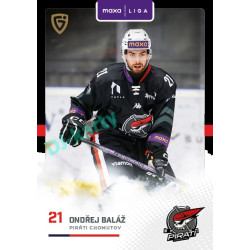 2025/26 Goal Cards Maxa liga 2.s. #CHOM - 20 Ondřej BalážCanvas Parallel
