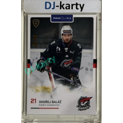 2025/26 Goal Cards Maxa liga 2.s. #CHOM - 20 Ondřej Baláž Parallel xx/10