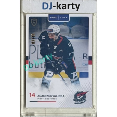 2025/26 Goal Cards Maxa liga 2.s. #CHOM - 19 Adam Konvalinka Parallel xx/10