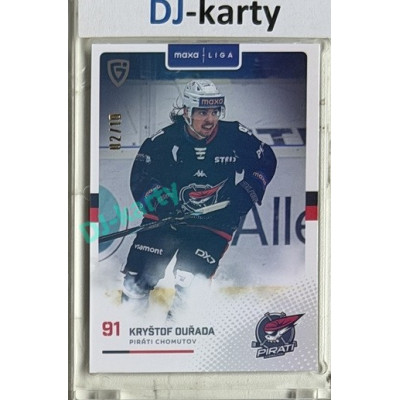 2025/26 Goal Cards Maxa liga 2.s. #CHOM - 25 Kryštof Ouřada Parallel xx/10
