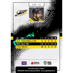 2025/26 Goal Cards Maxa liga 2.s. #SOK - 25 Jan Dalecký