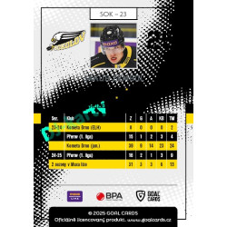 2025/26 Goal Cards Maxa liga 2.s. #SOK - 23 Jakub Zembol