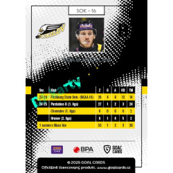 2025/26 Goal Cards Maxa liga 2.s. #SOK - 16 Adam Nedelka