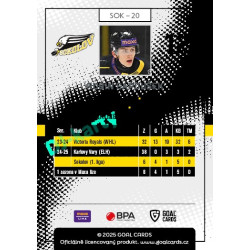 2025/26 Goal Cards Maxa liga 2.s. #SOK - 20 Robin Sapoušek