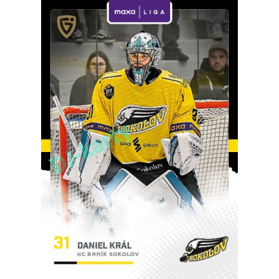 2025/26 Goal Cards Maxa liga 2.s. #SOK - 27 Daniel Král Canvas Parallel