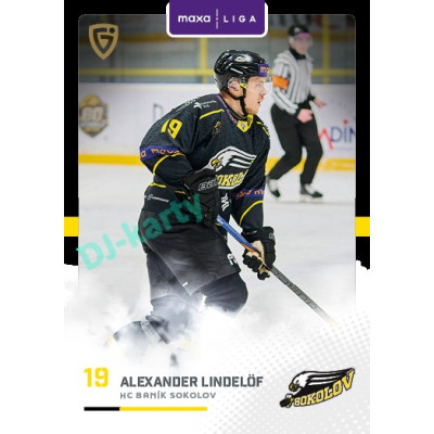 2025/26 Goal Cards Maxa liga 2.s. #SOK - 29 Alexander Lindelöf Nilsson Canvas Parallel