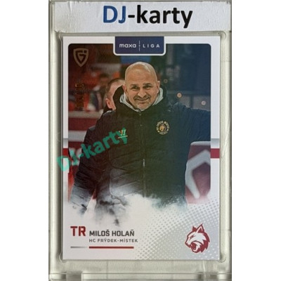 2025/26 Goal Cards Maxa liga 2.s. #FMI - 32 Miloš Holaň Parallel xx/10