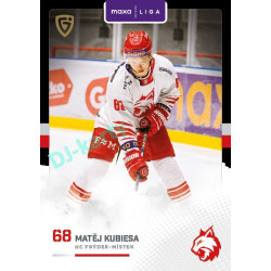 2025/26 Goal Cards Maxa liga 2.s. #FMI - 19 Matěj Kubiesa Canvas Parallel