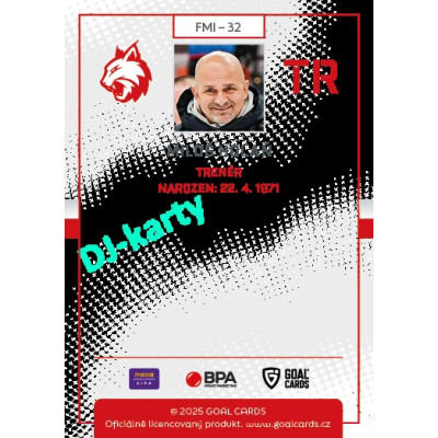 2025/26 Goal Cards Maxa liga 2.s. #FMI - 32 Miloš Holaň