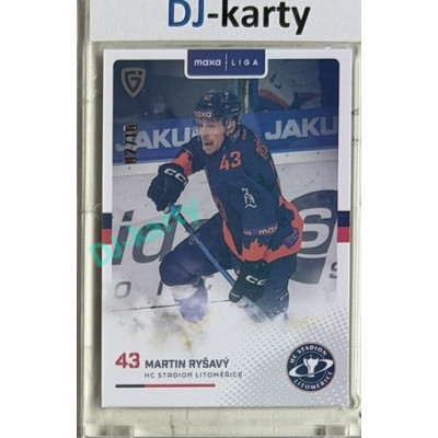 2025/26 Goal Cards Maxa liga 2.s. #LIT - 19 Martin Ryšavý Parallel xx/10