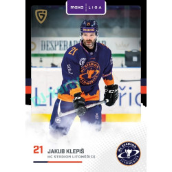 2025/26 Goal Cards Maxa liga 2.s. #LIT - 26 Jakub Klepiš Canvas Parallel