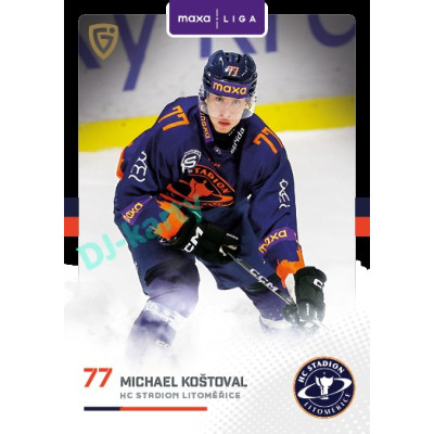 2025/26 Goal Cards Maxa liga 2.s. #LIT - 17 Michael Koštoval Canvas Parallel