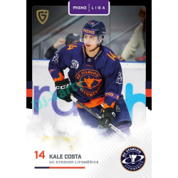 2025/26 Goal Cards Maxa liga 2.s. #LIT - 18 Kale Costa Canvas Parallel