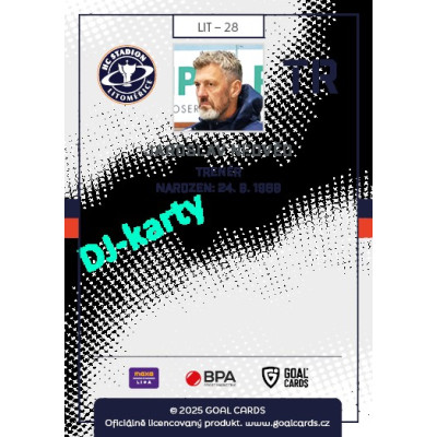 2025/26 Goal Cards Maxa liga 2.s. #LIT - 28 Jaroslav Nedvěd