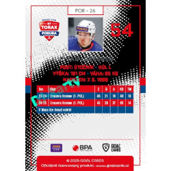 2025/26 Goal Cards Maxa liga 2.s. #POR - 26 Johan Lundgren