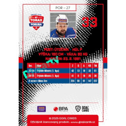 2025/26 Goal Cards Maxa liga 2.s. #POR - 27 Rostislav Marosz