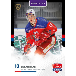 2025/26 Goal Cards Maxa liga 2.s. #POR - 22 Oskar Haas Canvas Parallel