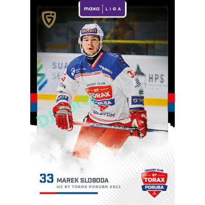 2025/26 Goal Cards Maxa liga 2.s. #POR - 25 Marek Sloboda Canvas Parallel