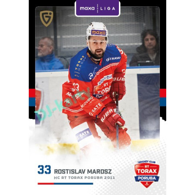2025/26 Goal Cards Maxa liga 2.s. #POR - 27 Rostislav Marosz Canvas Parallel