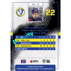 2025/26 Goal Cards Maxa liga 2.s. #PRE - 18 David Moravec