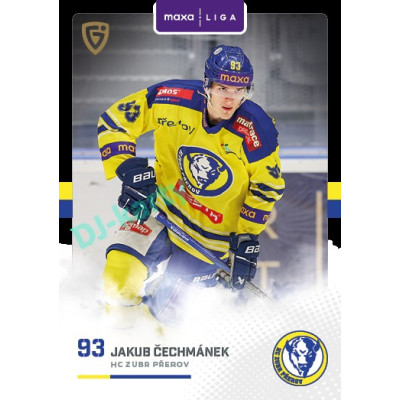 2025/26 Goal Cards Maxa liga 2.s. #PRE - 21 Jakub Čechmánek Canvas Parallel