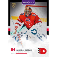 2025/26 Goal Cards Maxa liga 2.s. #PCE - 17 Malcolm Subban