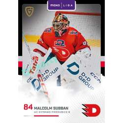2025/26 Goal Cards Maxa liga 2.s. #PCE - 17 Malcolm Subban
