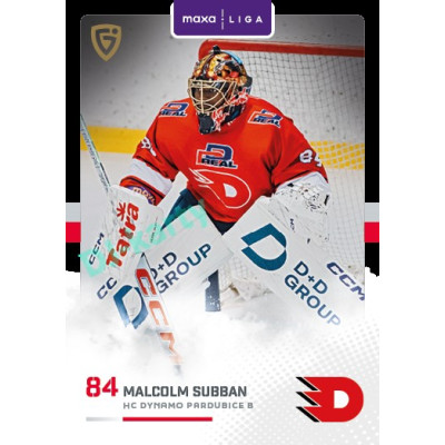 2025/26 Goal Cards Maxa liga 2.s. #PCE - 17 Malcolm Subban