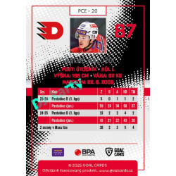 2025/26 Goal Cards Maxa liga 2.s. #PCE - 20 Tadeáš Kalužík