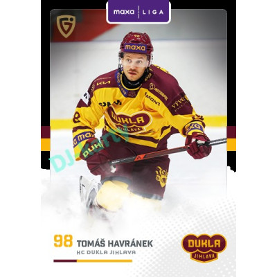 2025/26 Goal Cards Maxa liga 2.s. #JIH - 19 Tomáš Havránek Canvas Parallel