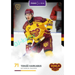 2025/26 Goal Cards Maxa liga 2.s. #JIH - 17 Tomáš Harkabus Canvas Parallel